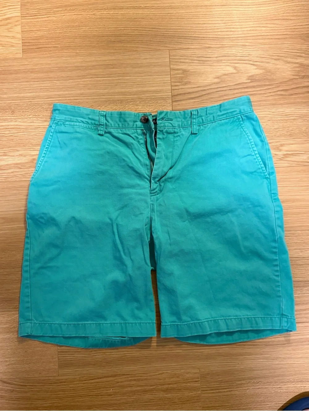 Nautica Men’s Turquoise Flat Front Shorts